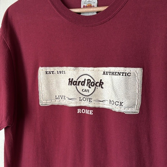 HARD ROCK CAFE ROME CREWNECK TEE - Picture 2 of 5